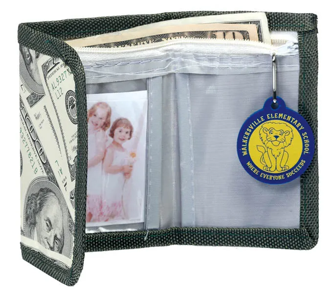 $100 Bill Tri-fold Wallet (12/unit), #78221 (Y-7)