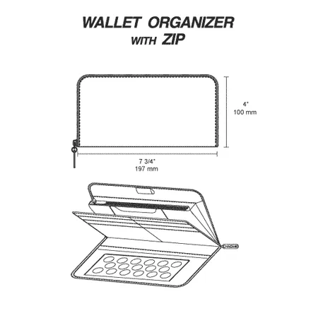 ACME Schumacher Wallet Organizer - design by Frank Lloyd Wright