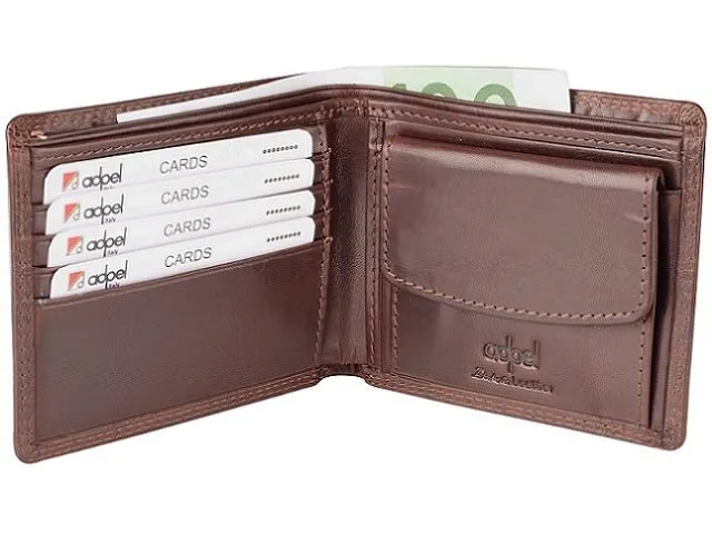 Adpel Dakota Leather Wallet | Brown