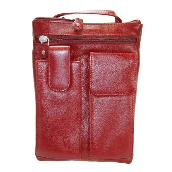 All in one evening bag genuine leather at mens wallet