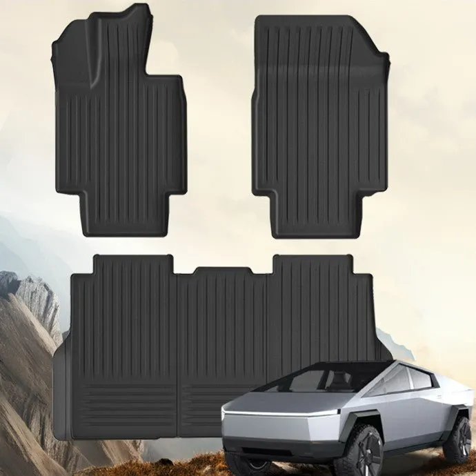 All Weather TPE Floor Mats for Tesla Cybertruck