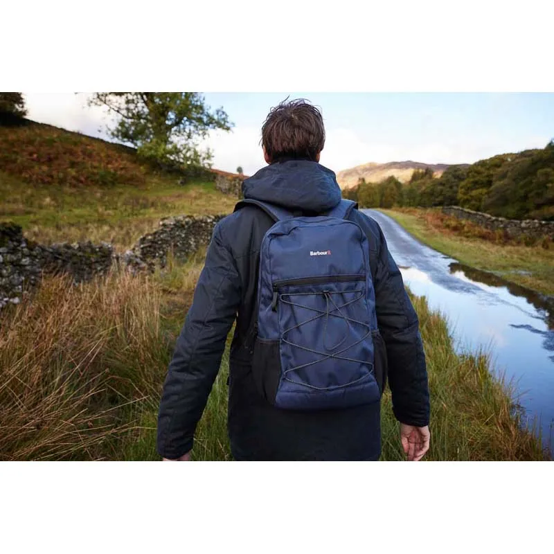 Barbour Arwin Canvas Explorer Backpack - Navy/Black