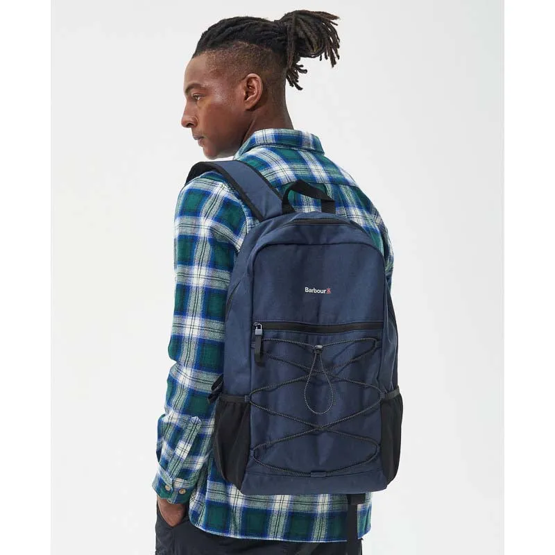 Barbour Arwin Canvas Explorer Backpack - Navy/Black