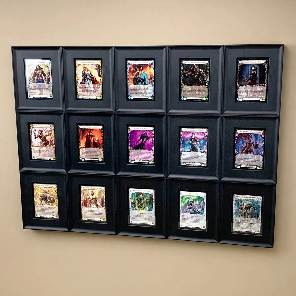 BCE Interlocking Sports Card Frames - 6 Frames & Toploaders