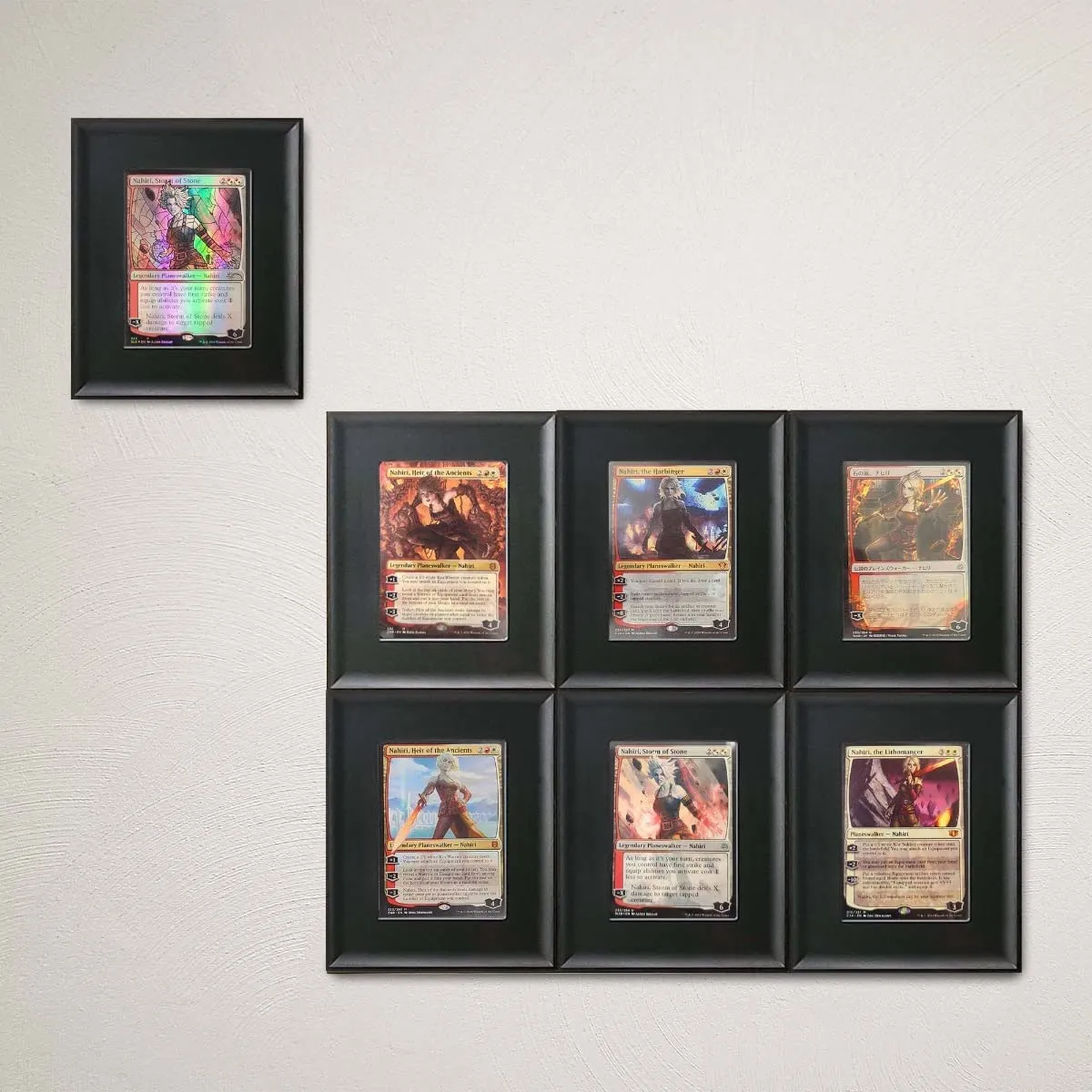 BCE Interlocking Sports Card Frames - 6 Frames & Toploaders