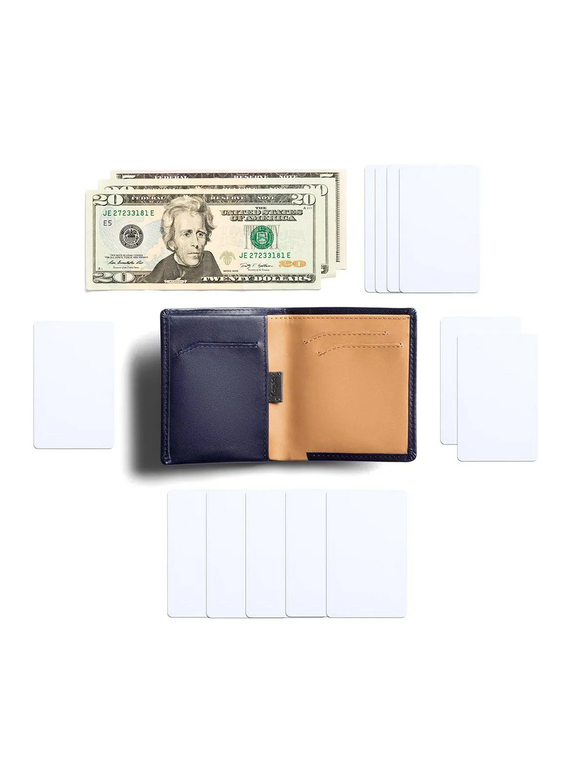 Bellroy Note Sleeve Wallet Navy RFID