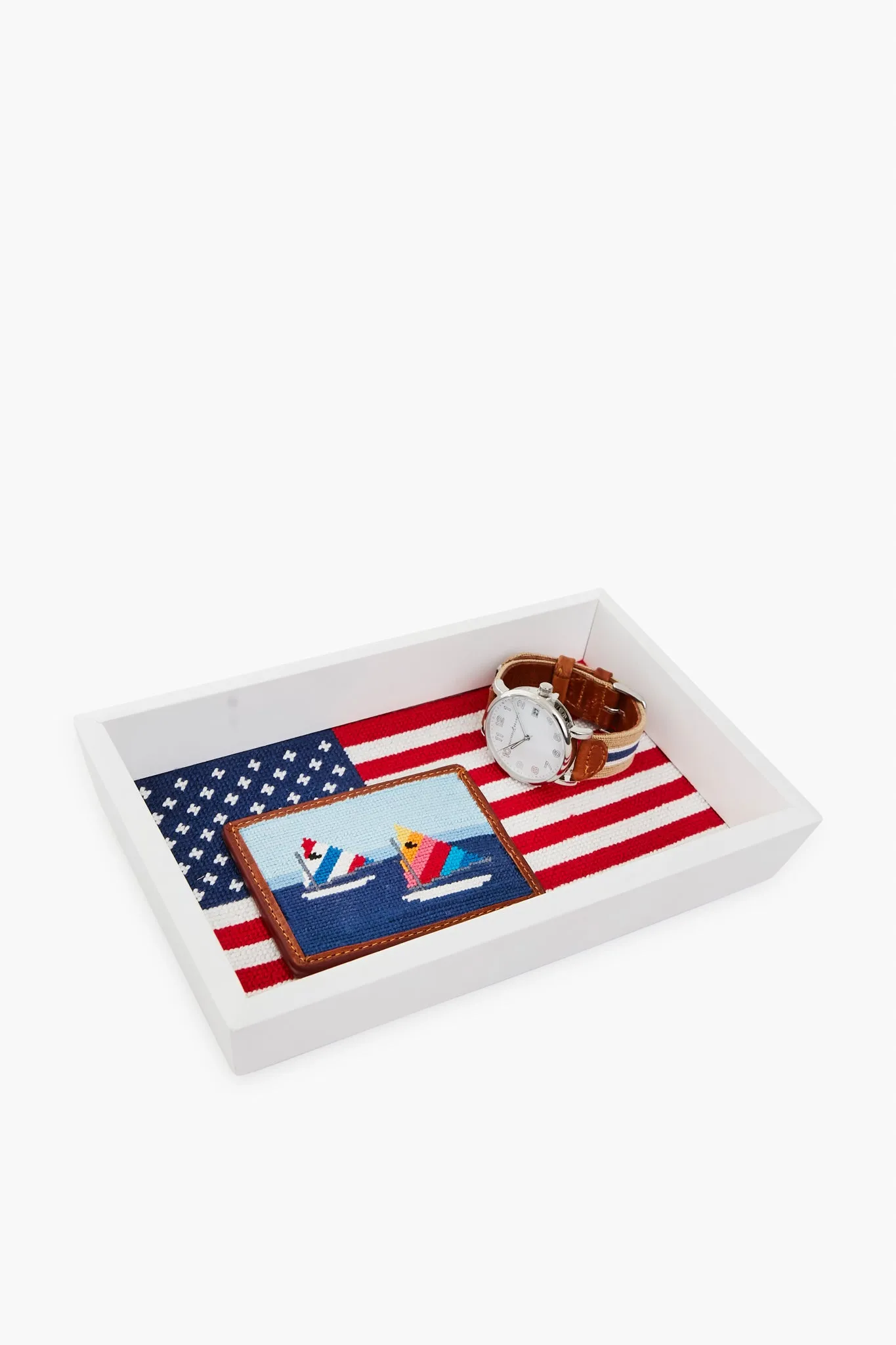 Big American Flag Valet Tray