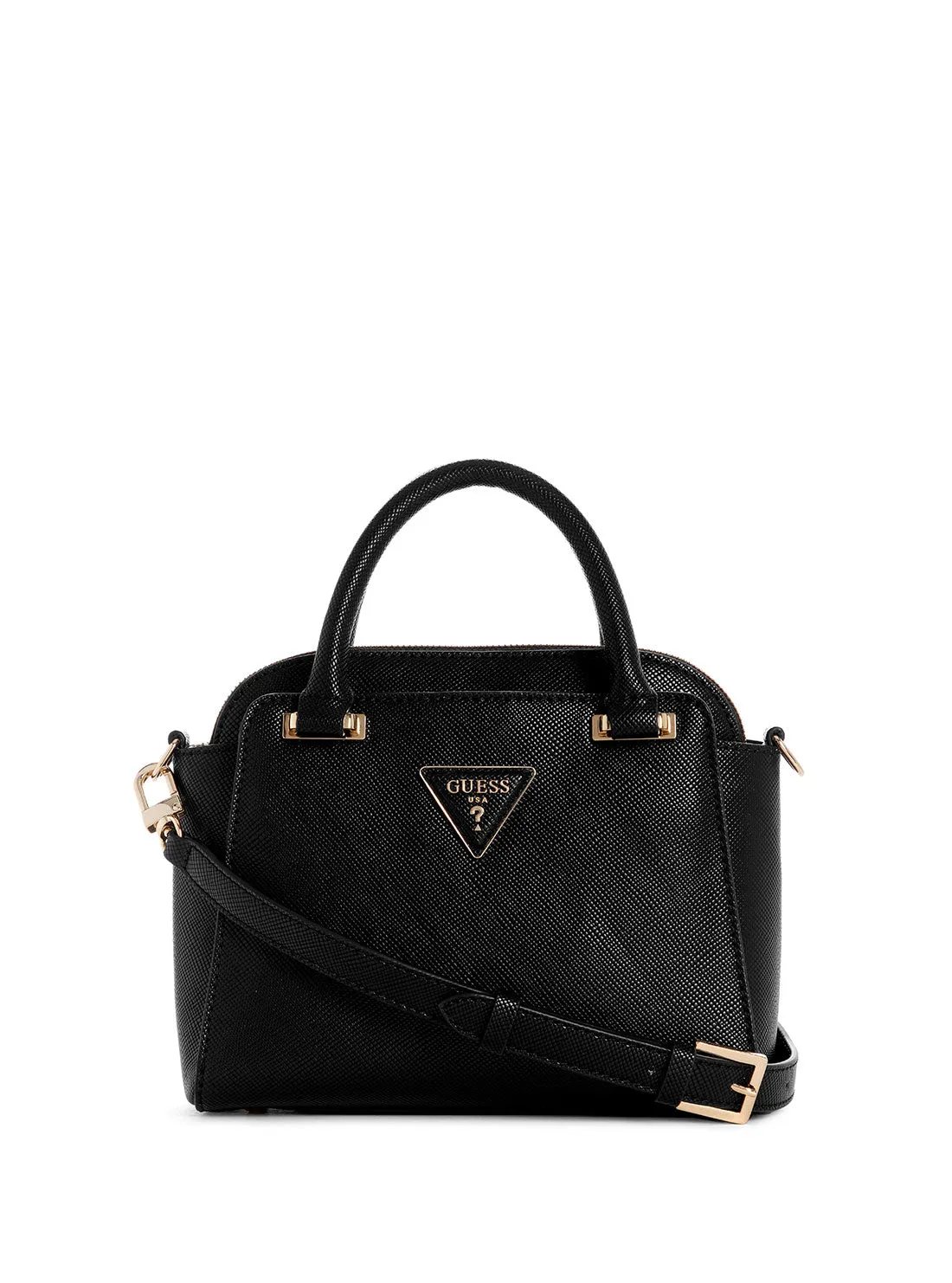 Black Avis Small Satchel Bag