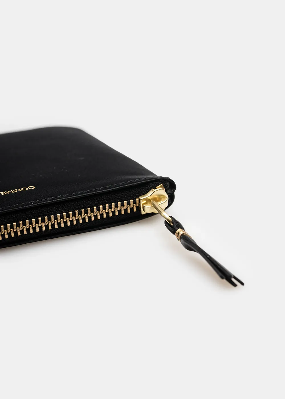 Black Classic Zip Card Wallet