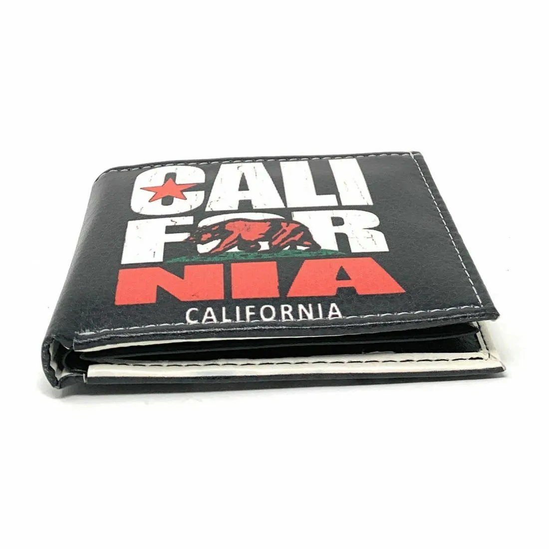 California Cali Bear Bifold Wallets In Gift Box Mens Womens Kids