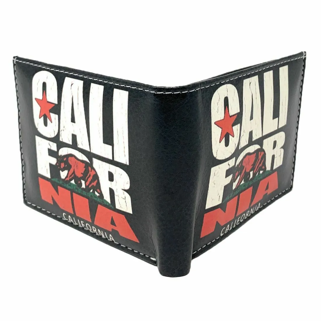 California Cali Bear Bifold Wallets In Gift Box Mens Womens Kids