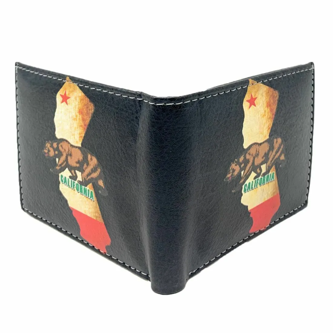 California Cali Bear Bifold Wallets In Gift Box Mens Womens Kids