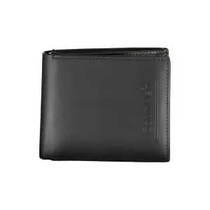 Calvin Klein Black Leather RFID Wallet with Coin Purse