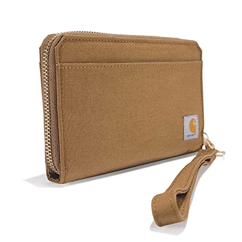 Carhartt B0000246 Women's Casual Canvas Lay Flat Clutch Wallets For Women