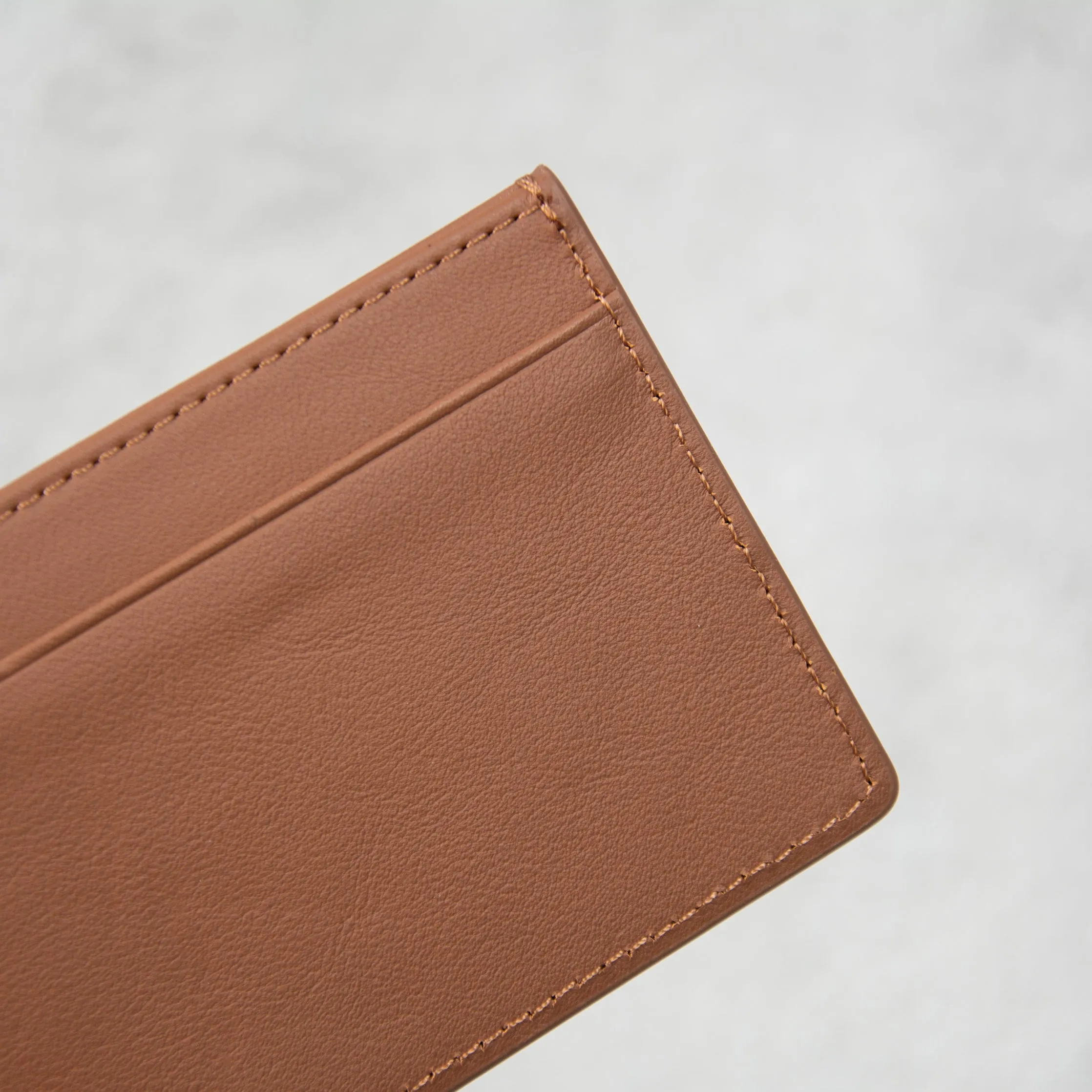 Carhartt WIP Vegas Cardholder - Cognac / Gold