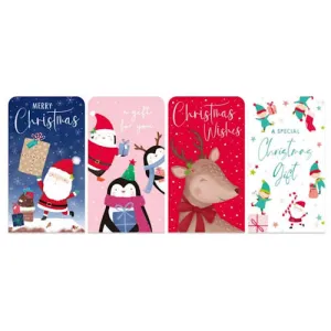 Christmas Money Wallet - Assorted Festive Seasonal Gift Holder Envelope Cards