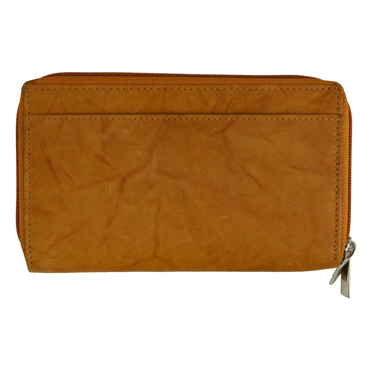 Classic Zip Around Leather Women's Wallet