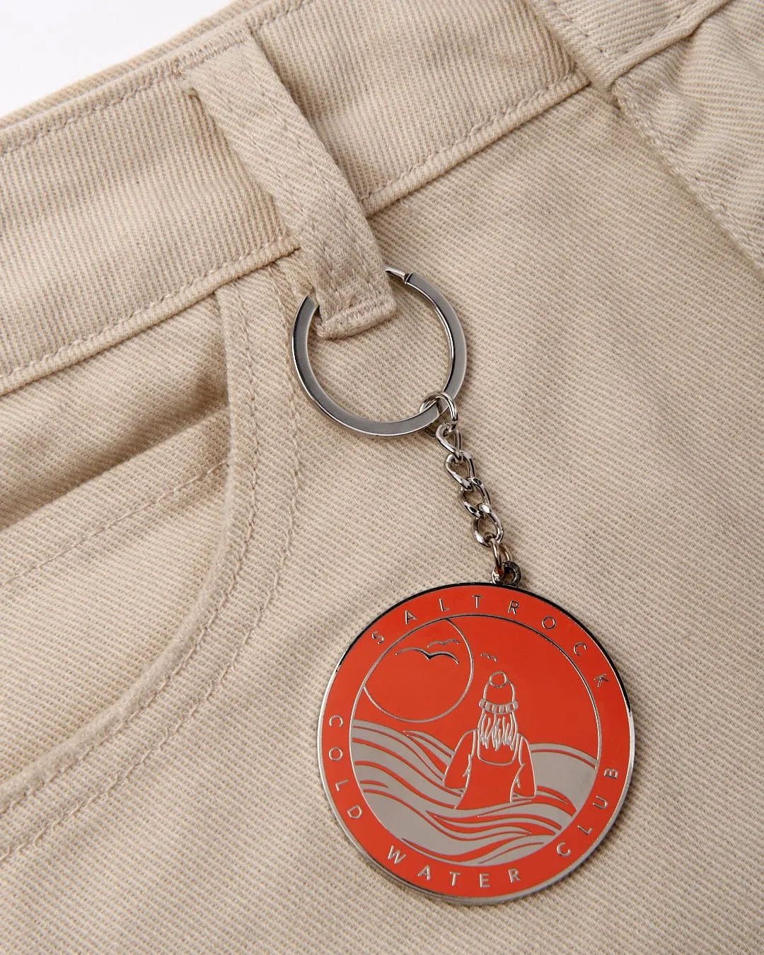 Cold Water Club Key Ring - Orange