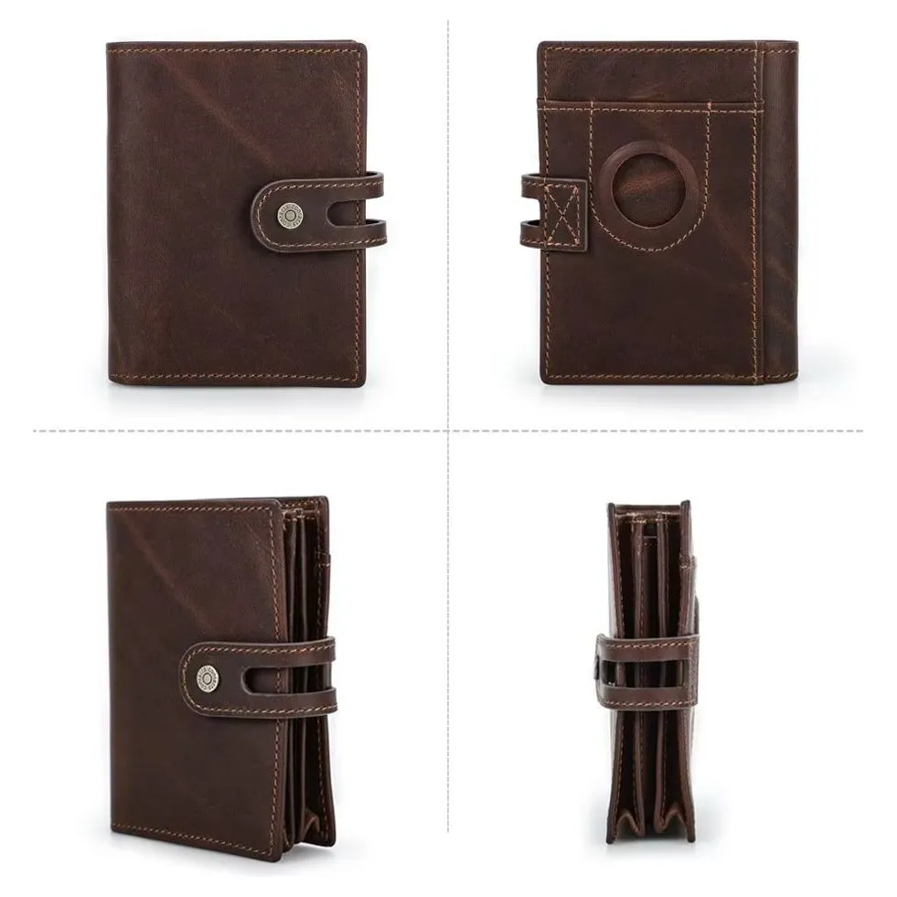 CowLuxe Short Leather Men's Wallet