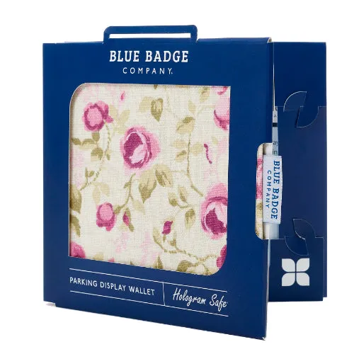 Disabled Blue Badge Wallet in Mulberry Rose