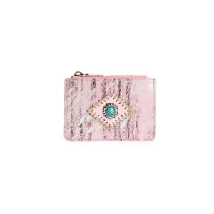 Eye of the Goddess Credit Card Wallet in Pink