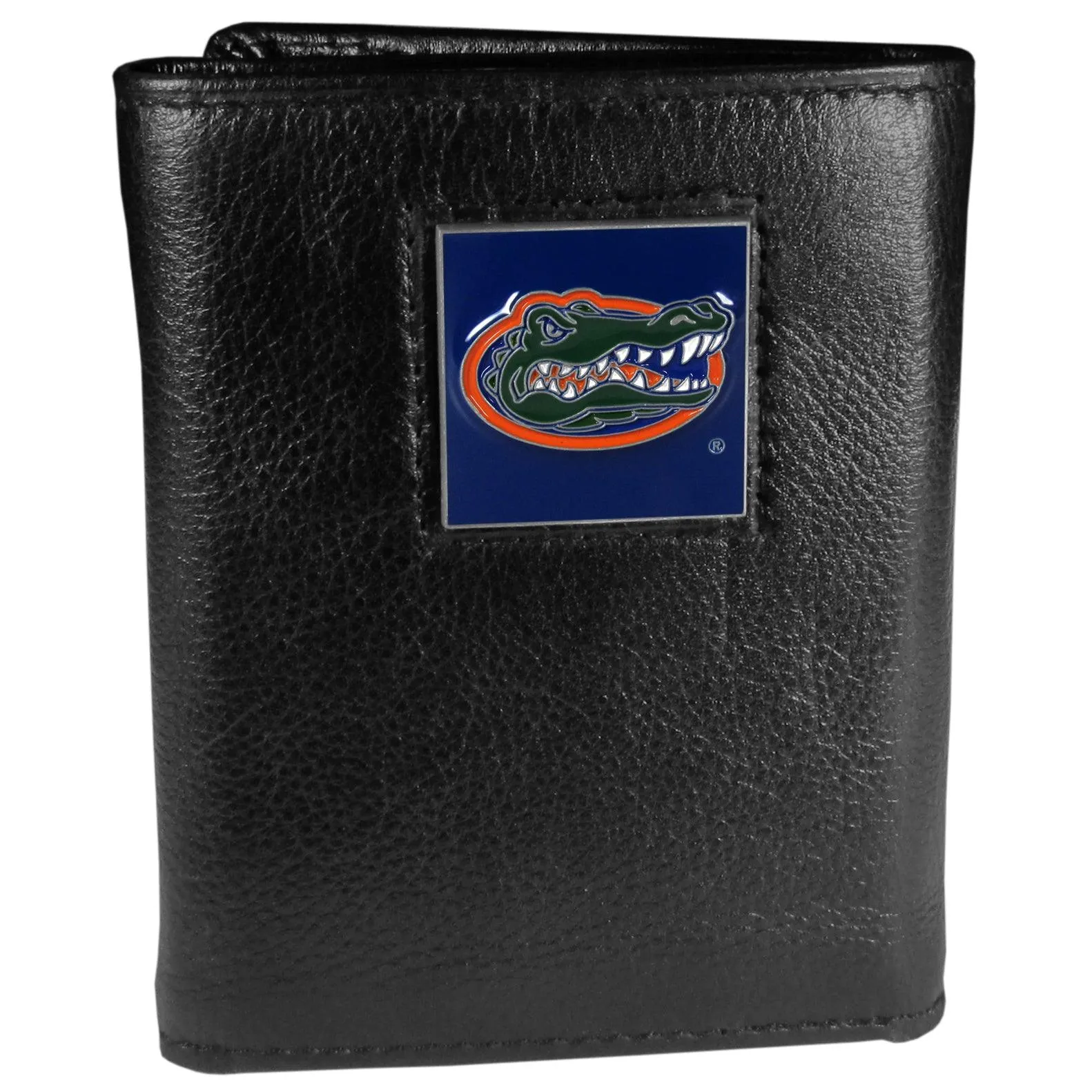 Florida Gators Deluxe Leather Tri-fold Wallet Packaged in Gift Box