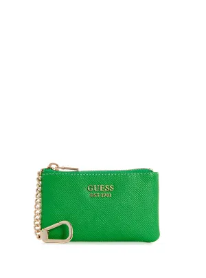 Green Laurel Zip Pouch