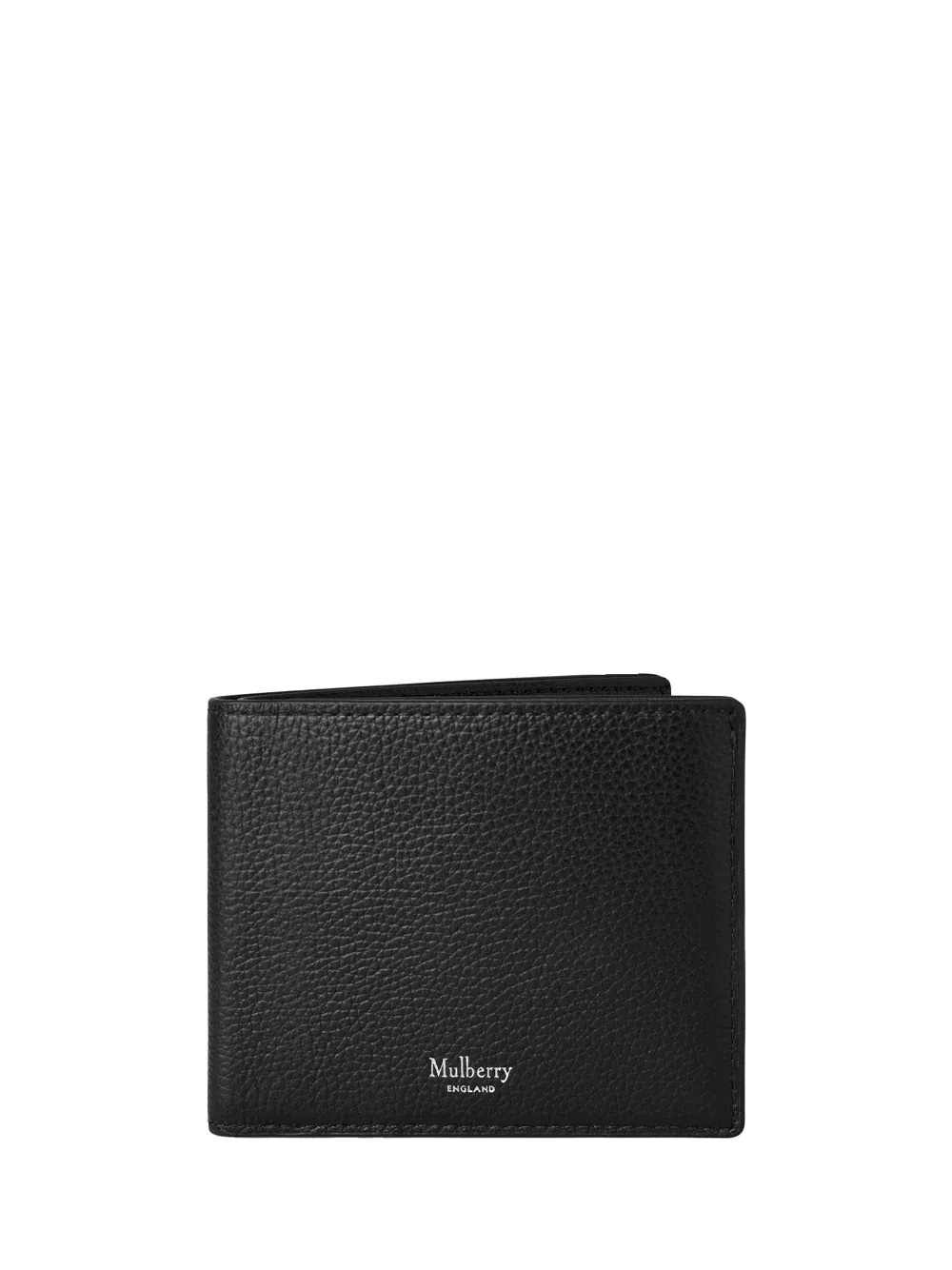 Heritage Bifold Coin Wallet Black Small Classic Grain