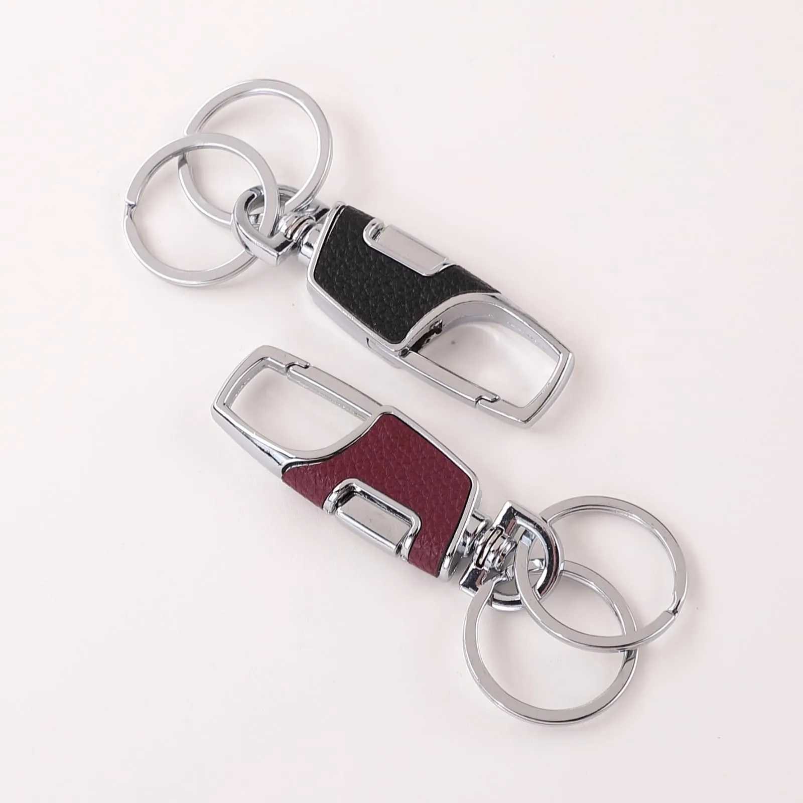 Homestic Keychain/Keyring/Key Tag|Car Key Clip, Key Holder, Key Organizer|Pack of 2 (Multi)