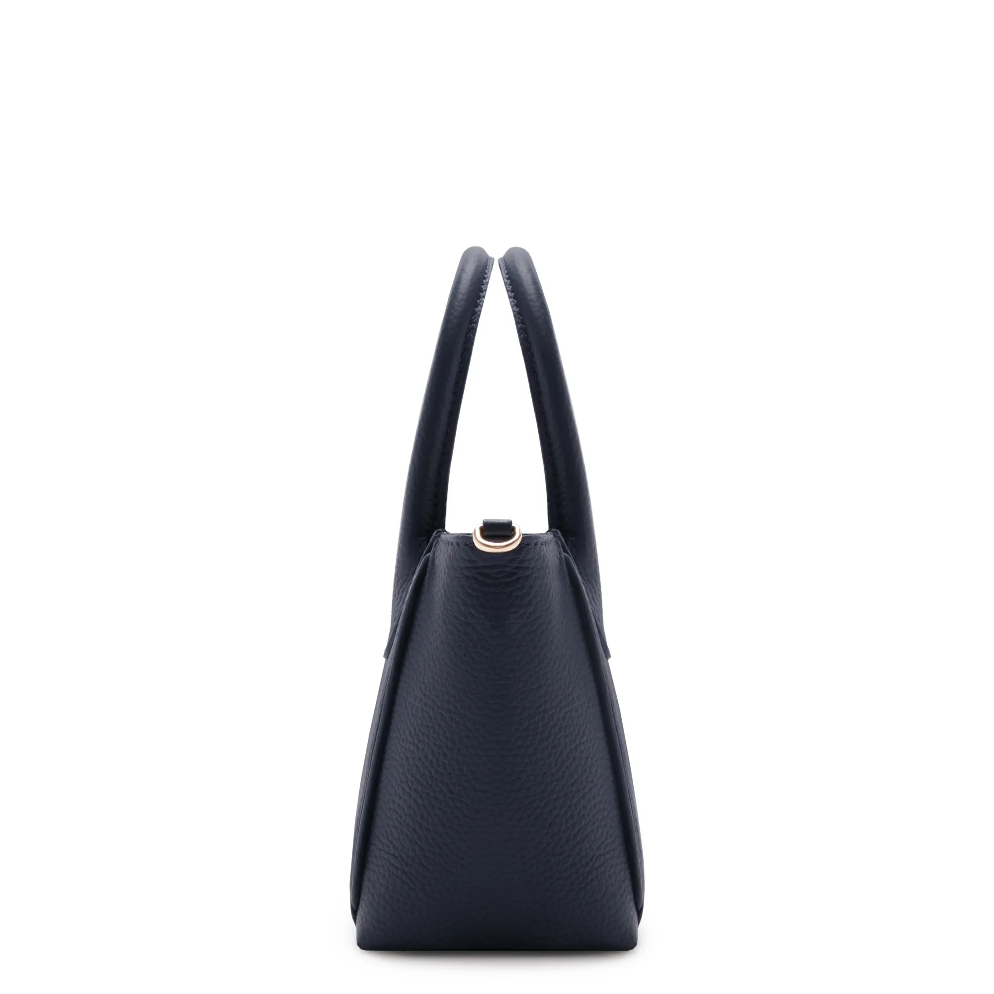 Honoré Cloe Mini blue calfskin leather handbag