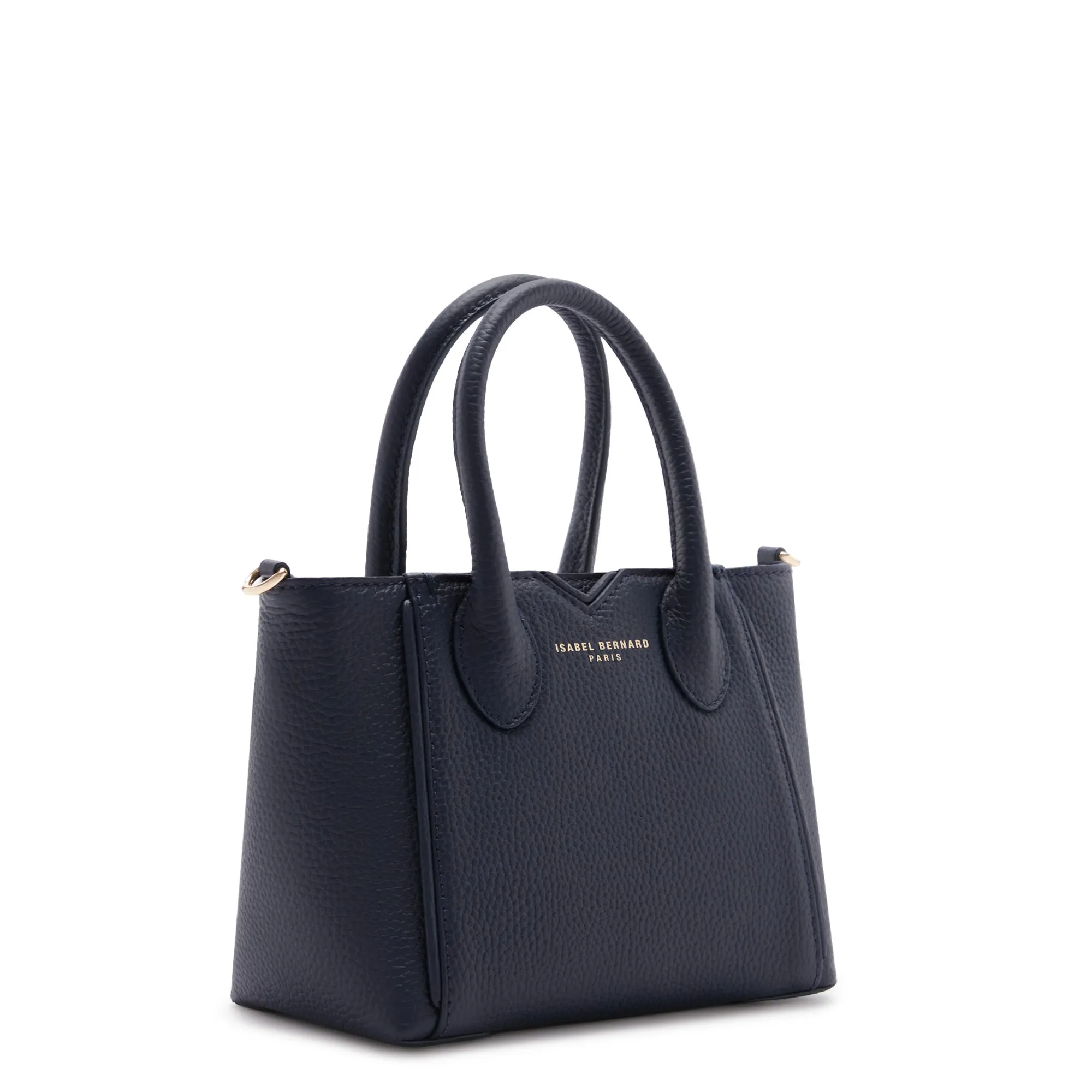 Honoré Cloe Mini blue calfskin leather handbag