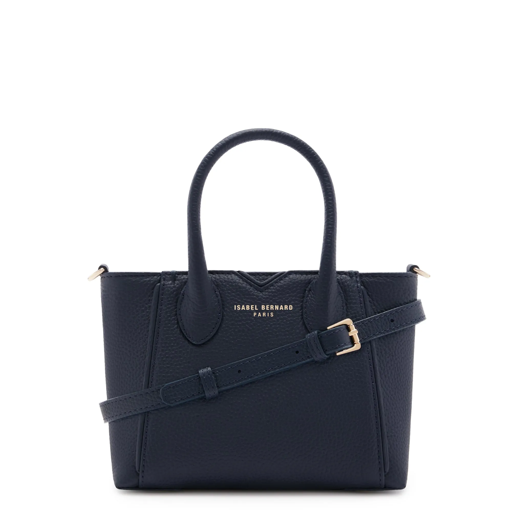 Honoré Cloe Mini blue calfskin leather handbag