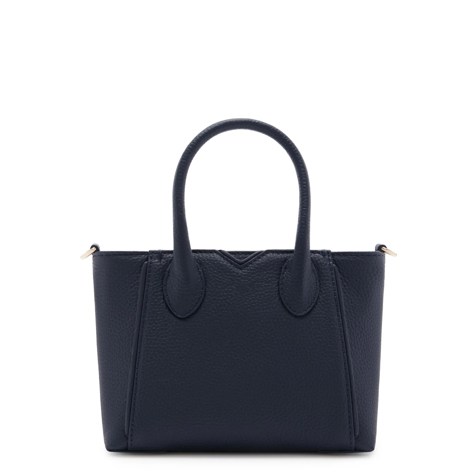 Honoré Cloe Mini blue calfskin leather handbag