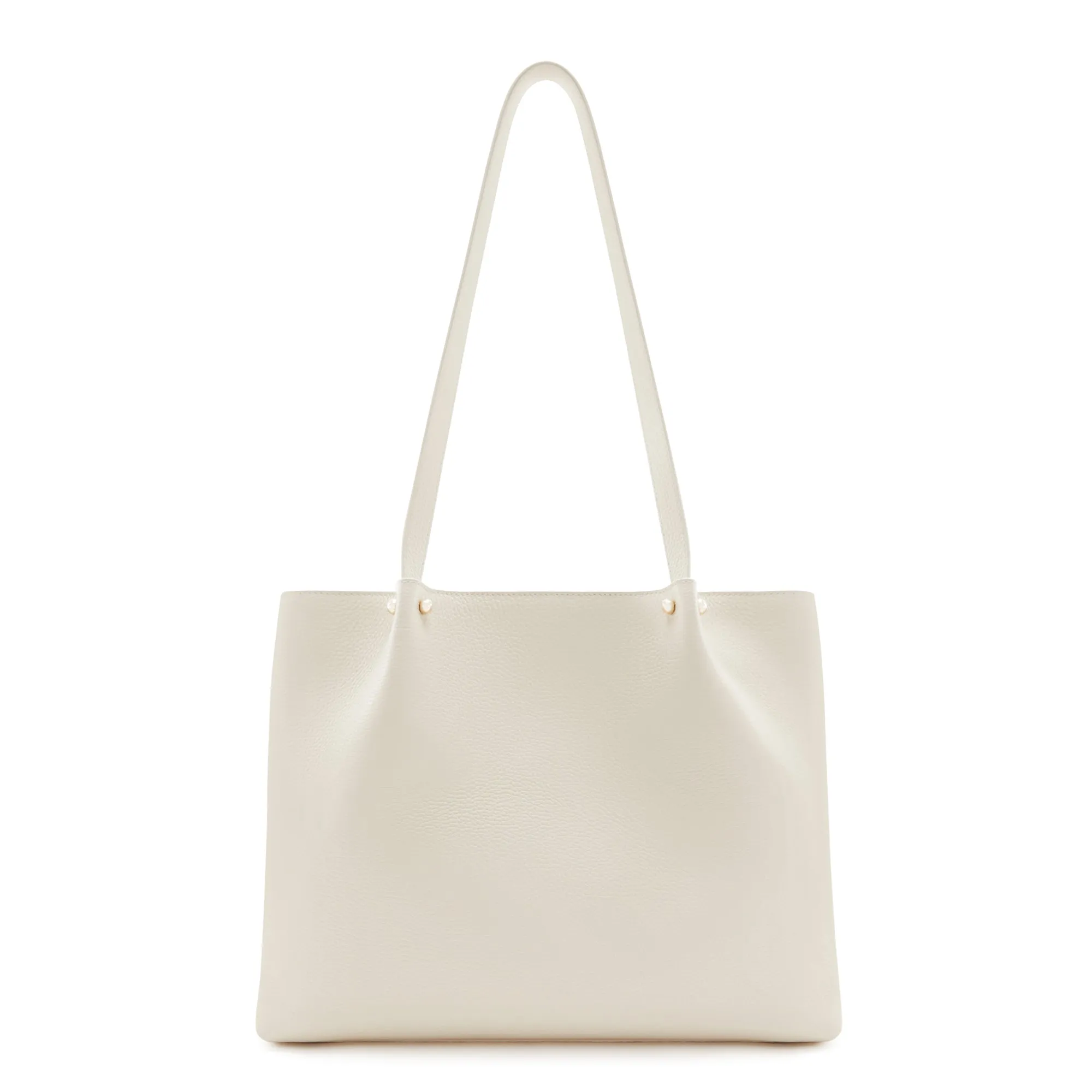 Honoré Nata cream leather shopper calfskin leather