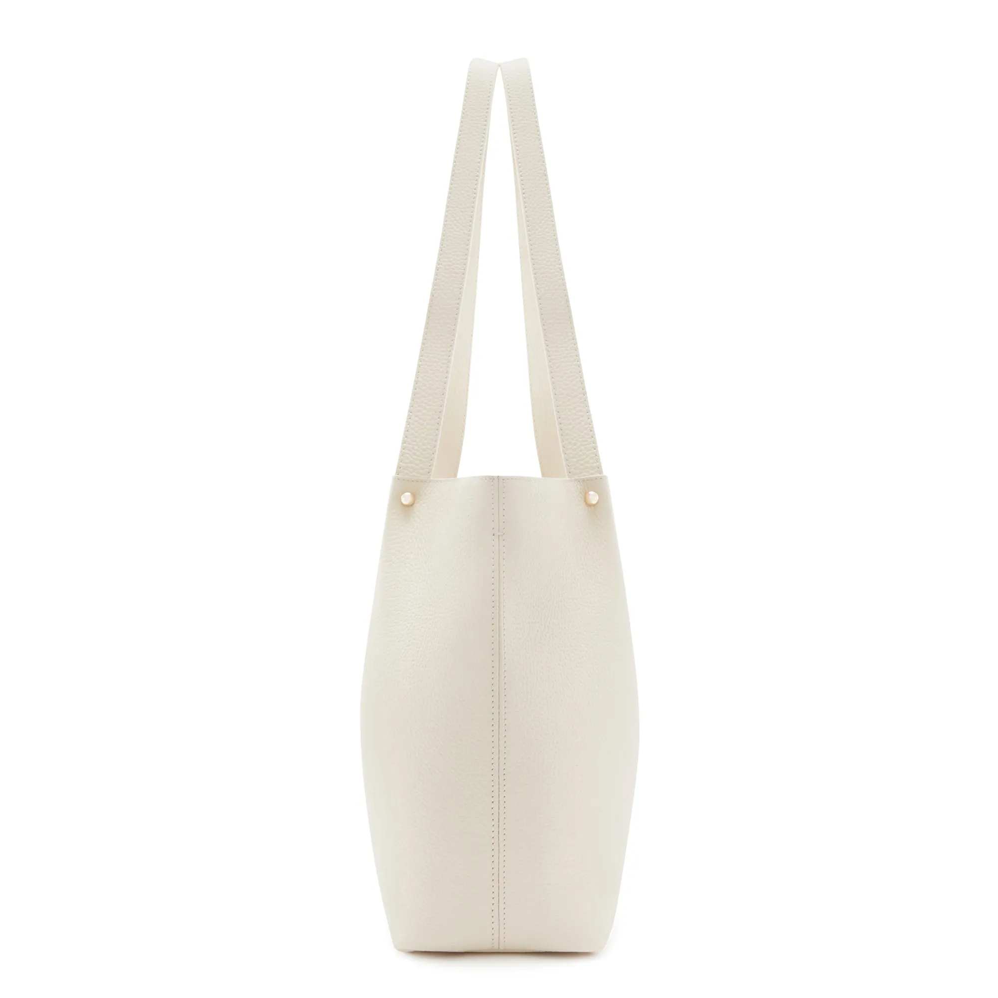 Honoré Nata cream leather shopper calfskin leather