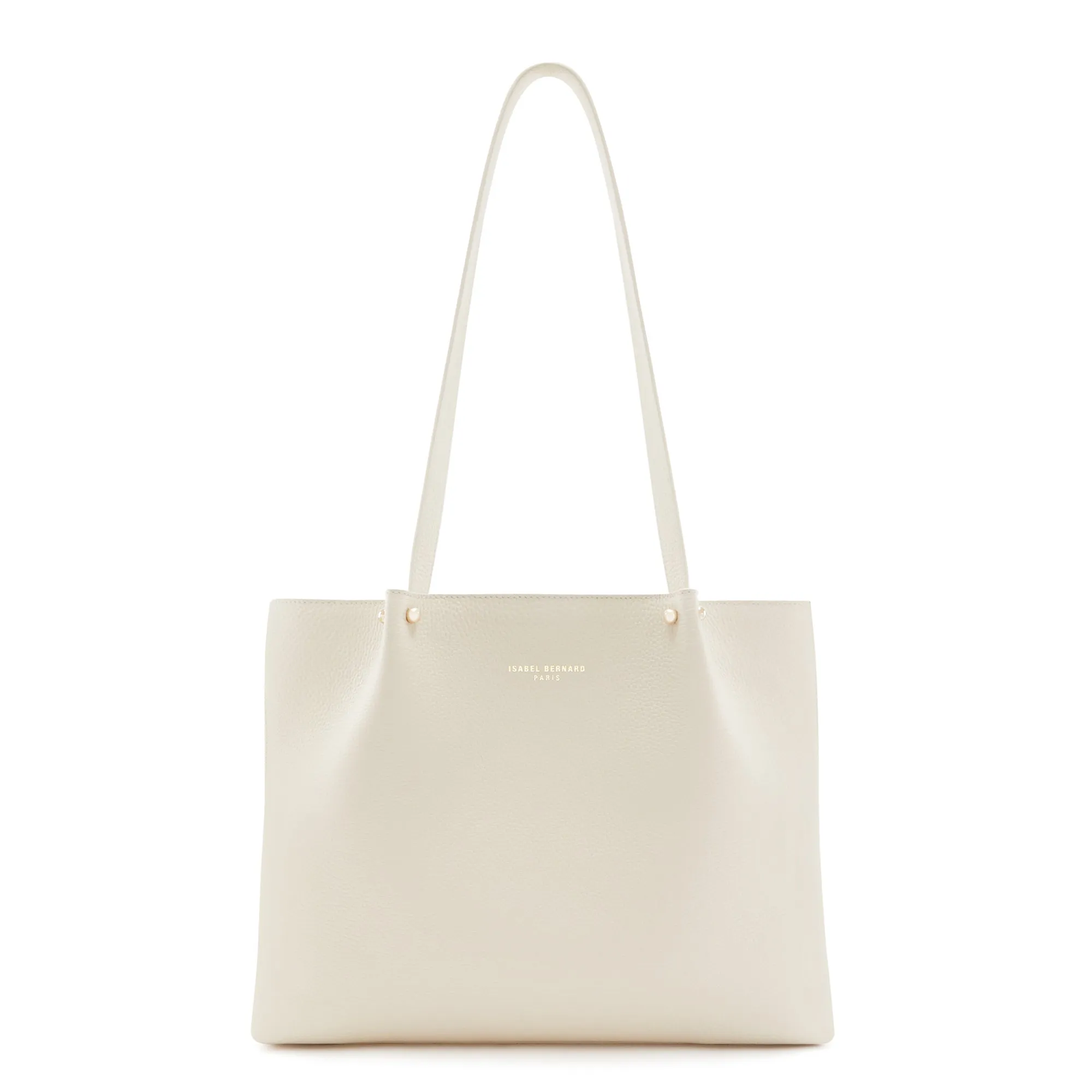 Honoré Nata cream leather shopper calfskin leather