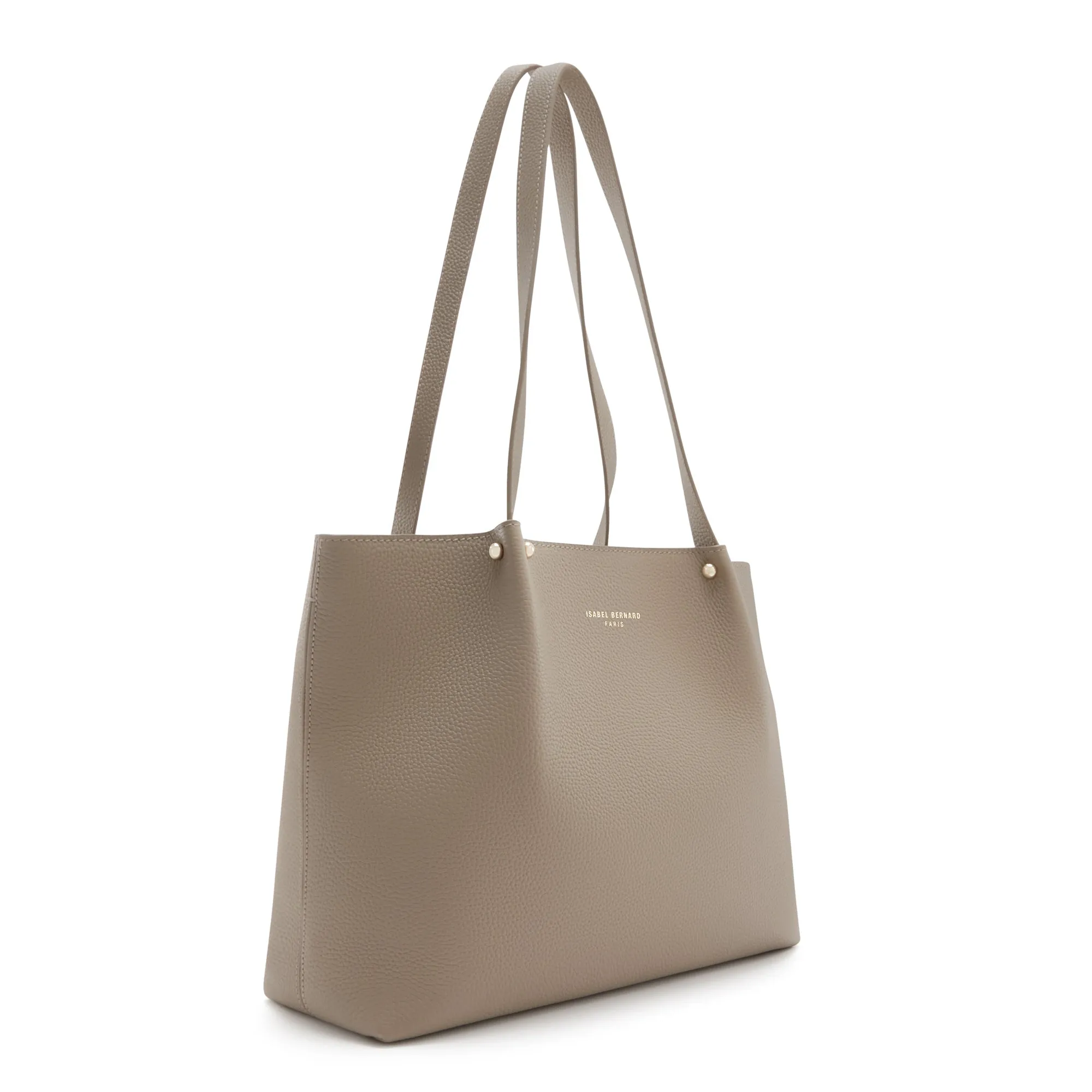 Honoré Nata taupe leather shopper calfskin leather