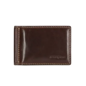 Jekyll & Hide Leather Money Clip Wallet - Mocha