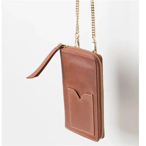 Juju & Co Phone Sling Wallet - Cognac