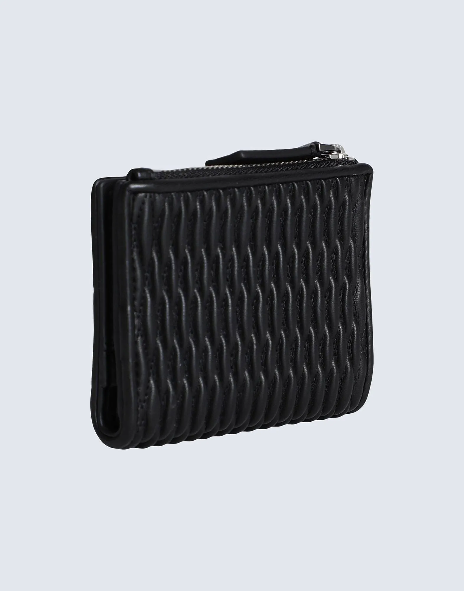 Karl Lagerfeld K/kushion Quilted Wallet Sm, black