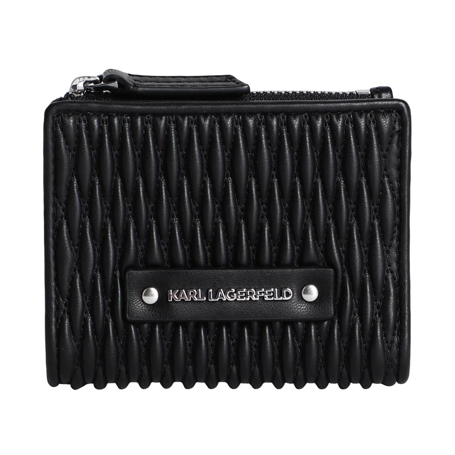 Karl Lagerfeld K/kushion Quilted Wallet Sm, black