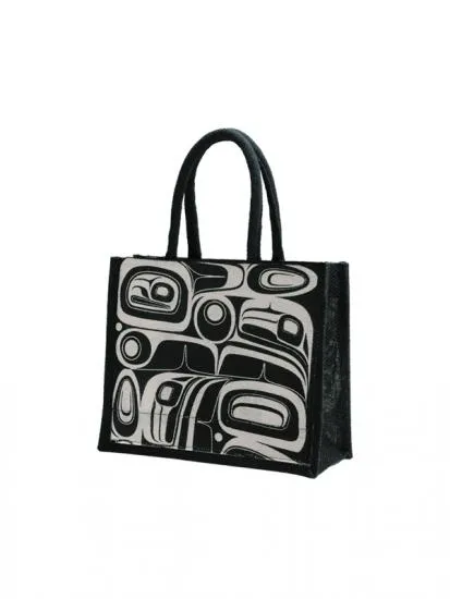 Kelly Robinson Raven MINI Jute Bag Black/White