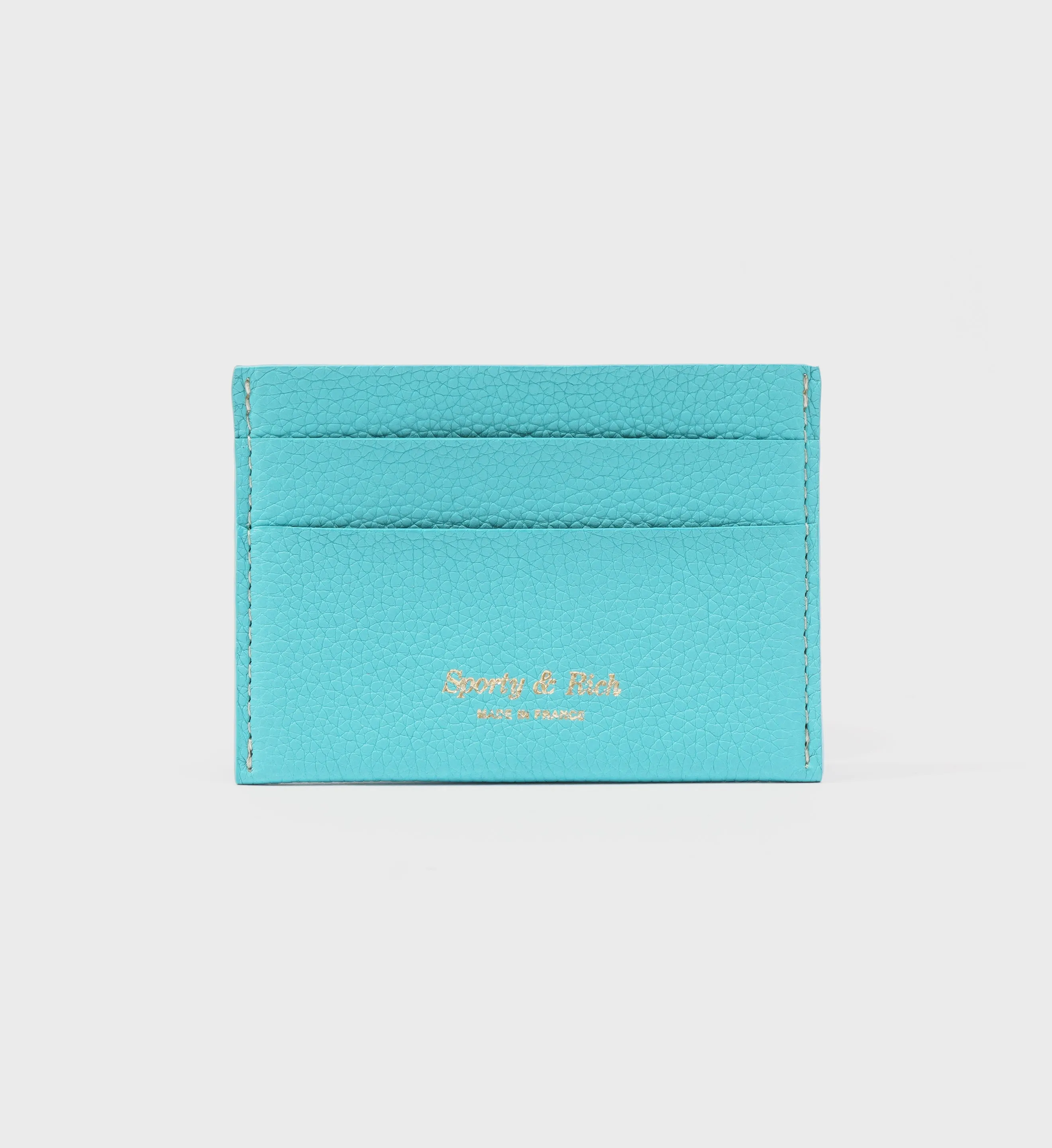 Leather Card Holder - Paradise/Gold