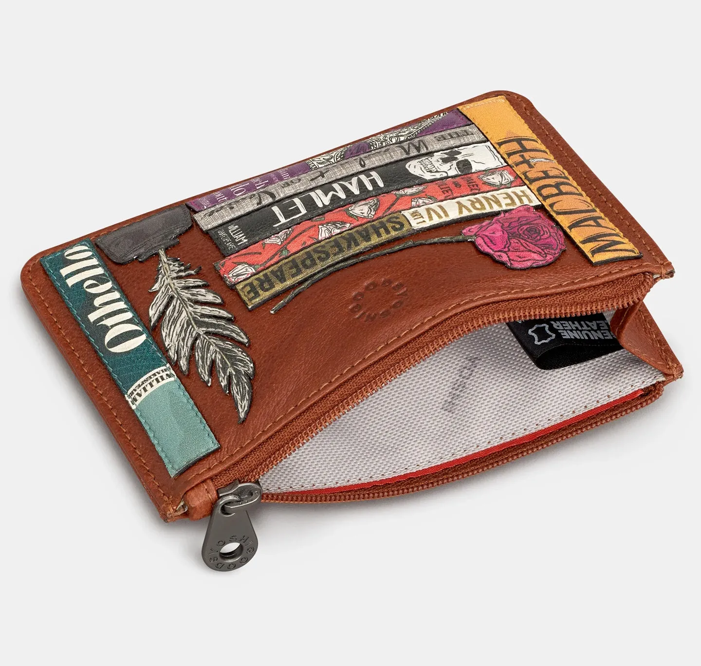 Leather Purse: Shakespeare Bookworm