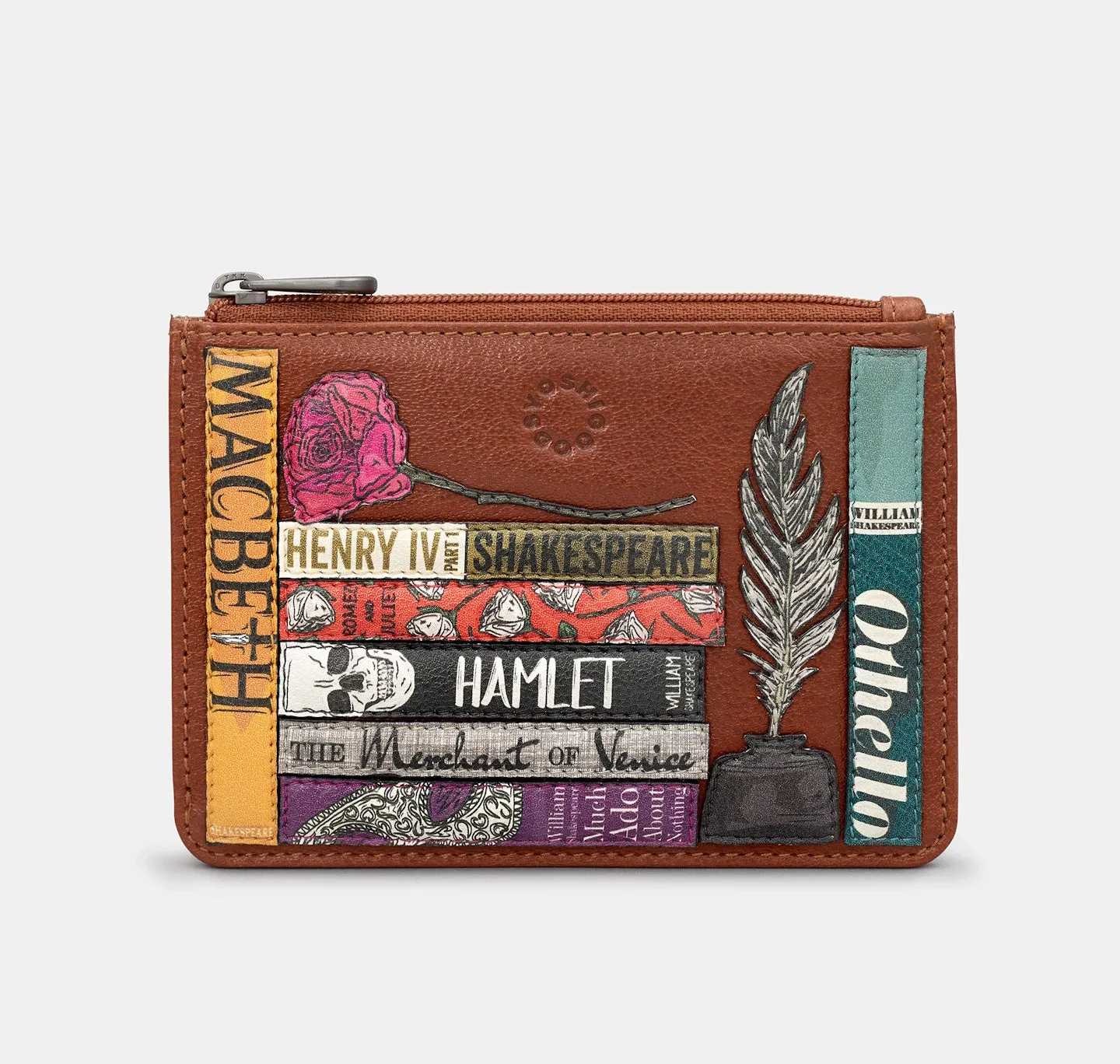 Leather Purse: Shakespeare Bookworm