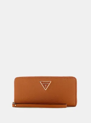 Light Cognac Laurel Large Wallet