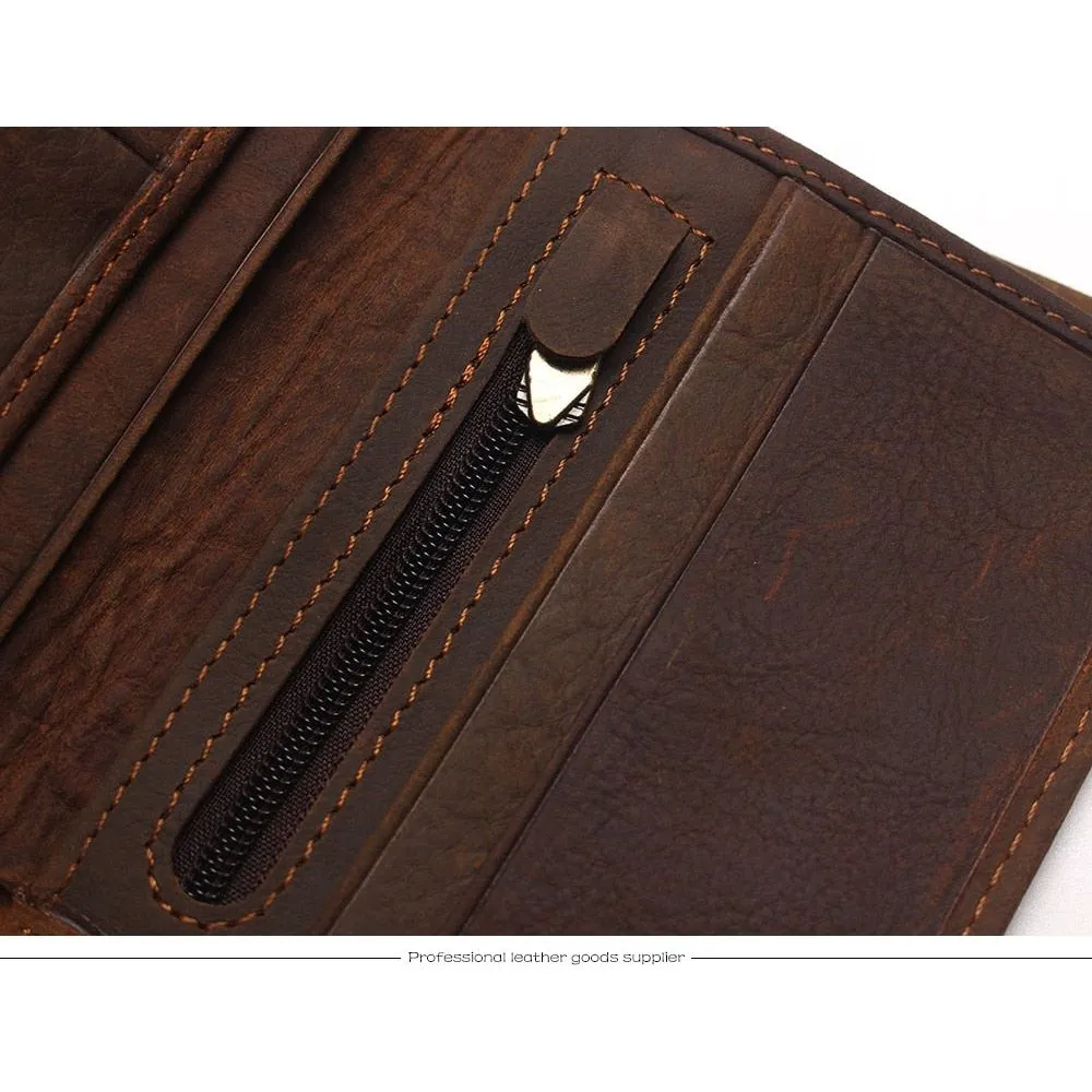 Luxury CrocTail Leather Wallet