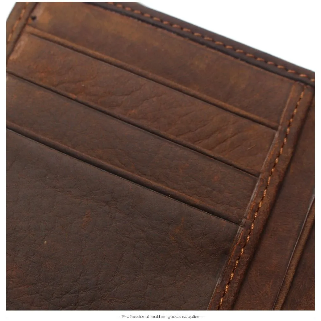 Luxury CrocTail Leather Wallet