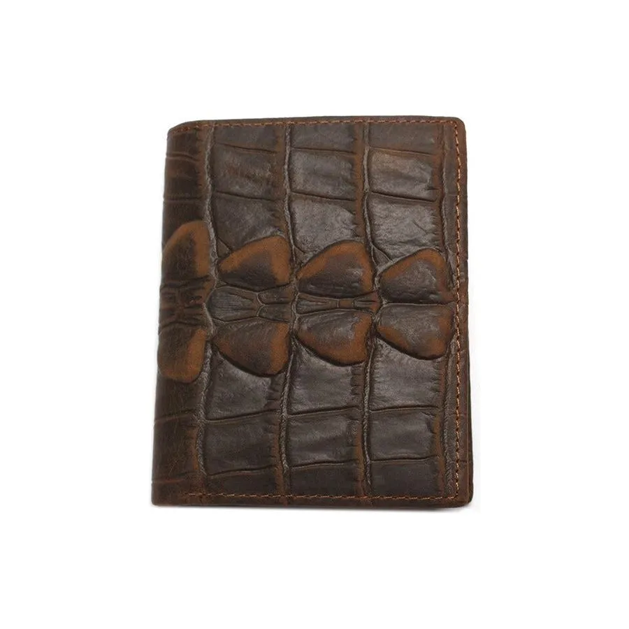 Luxury CrocTail Leather Wallet