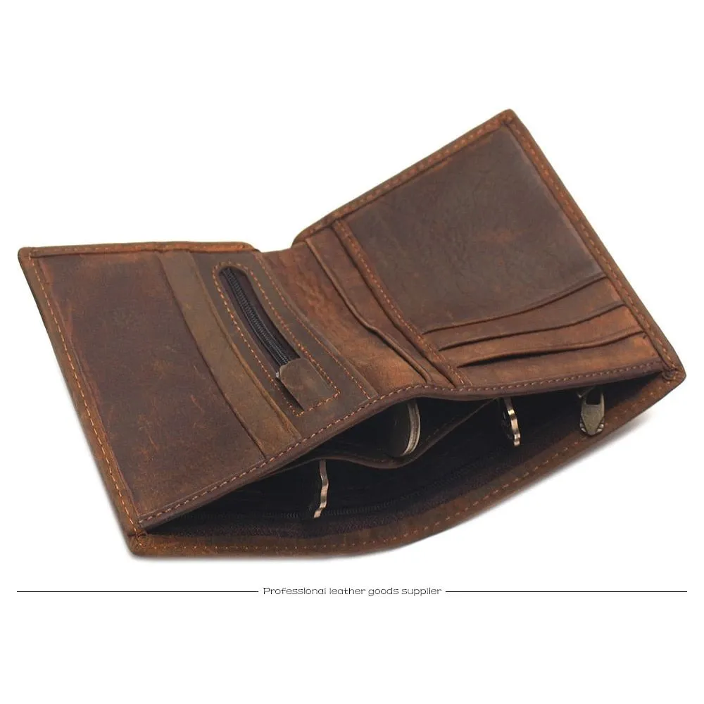 Luxury CrocTail Leather Wallet